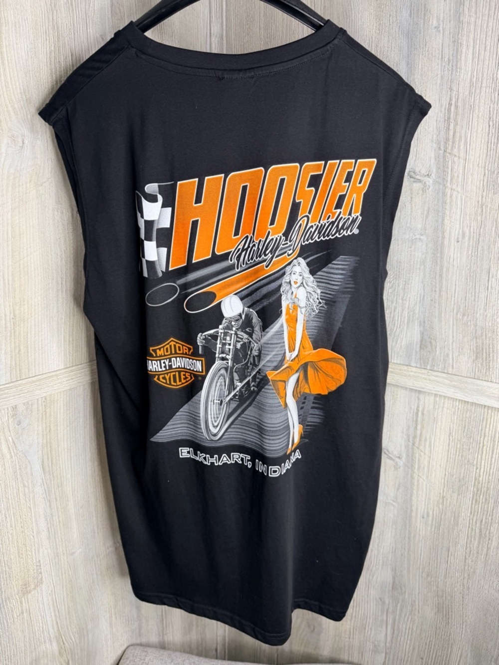 Harley Davidson Sleeveless T Shirt Elkhart IN